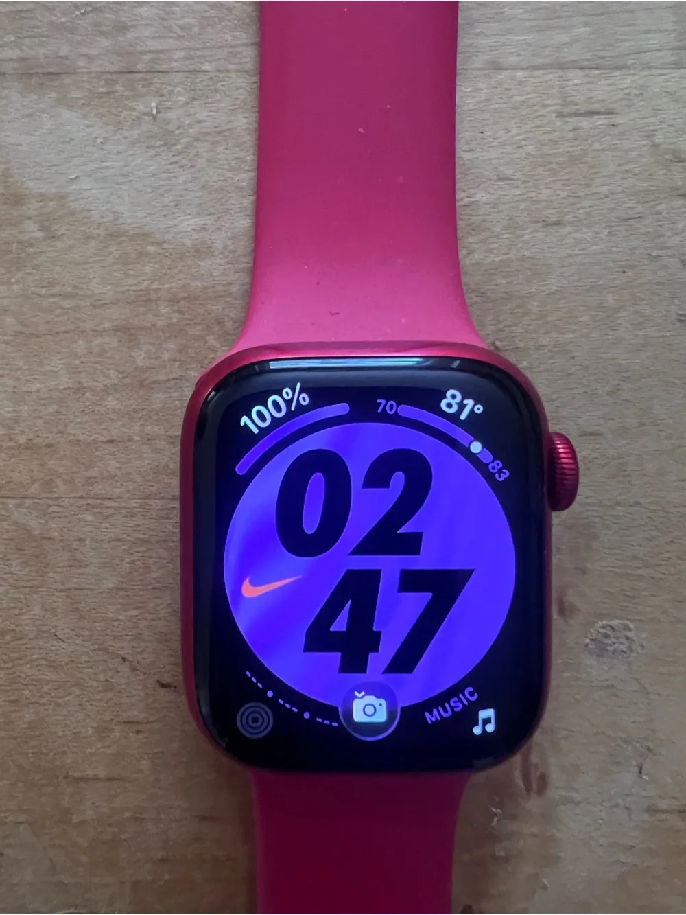 Apple Watch (Red) with Red Sport Band